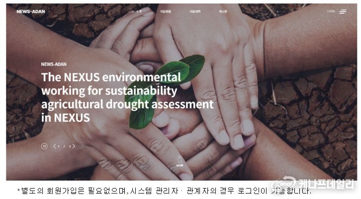 밭가뭄 관리 시스템 활용 방법