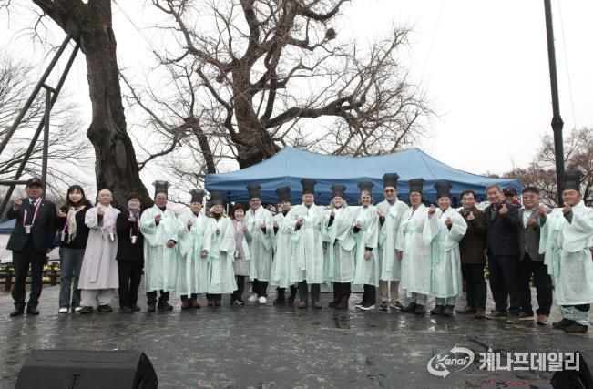 2025년 면천은행나무 목신제 사진