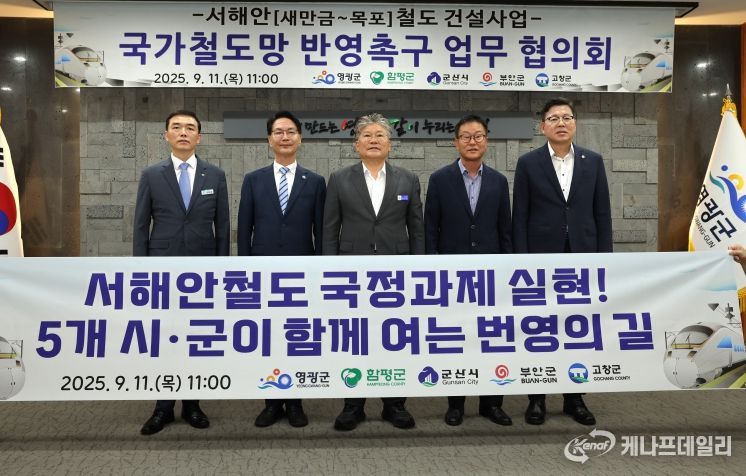 고창군, 서해안(새만금-목포) 철도 건설사업, 국가철도망 반영촉구 업무협의회