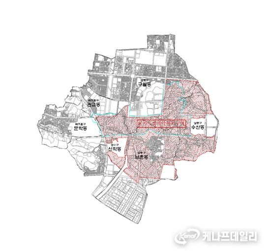 토지거래허가구역 재지정 도면