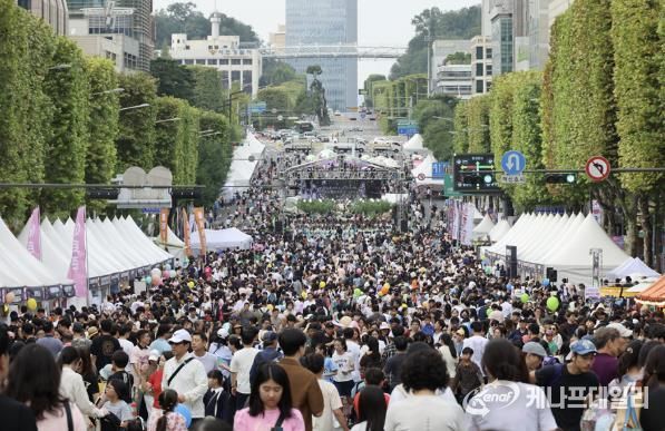 9월 27일~28 반포대로에서 펼쳐진 ‘서리풀뮤직페스티벌’ 전경